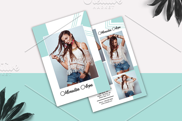 Model Comp Card - V1122 in Flyer Templates - product preview 1