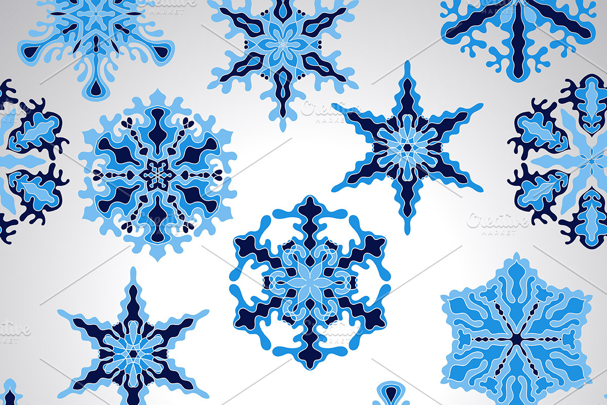 Vector Christmas Set in Patterns - product preview 8