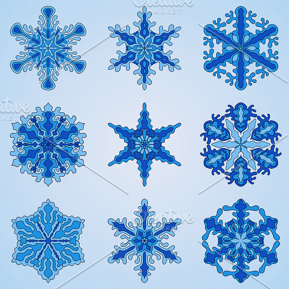 Vector Christmas Set in Patterns - product preview 1