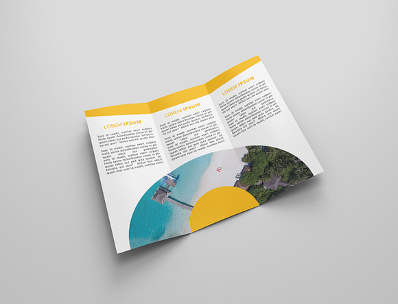 6 Travel Tri Fold Bochures in Brochure Templates - product preview 3