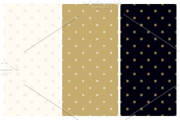 Vector seamless minimal patterns in Patterns - product preview 4