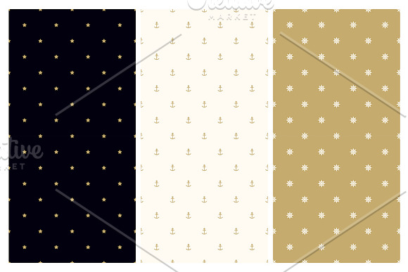 Vector seamless minimal patterns in Patterns - product preview 5