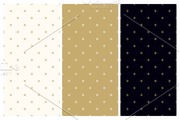 Vector seamless minimal patterns in Patterns - product preview 6