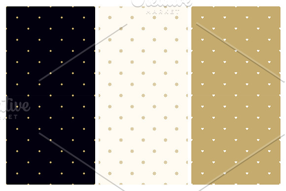 Vector seamless minimal patterns in Patterns - product preview 7