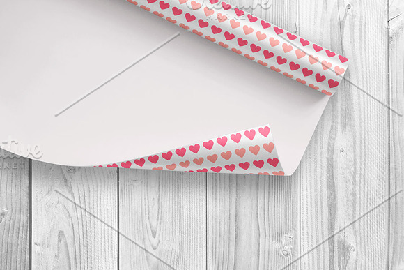 Vector seamless hearts patterns in Patterns - product preview 2