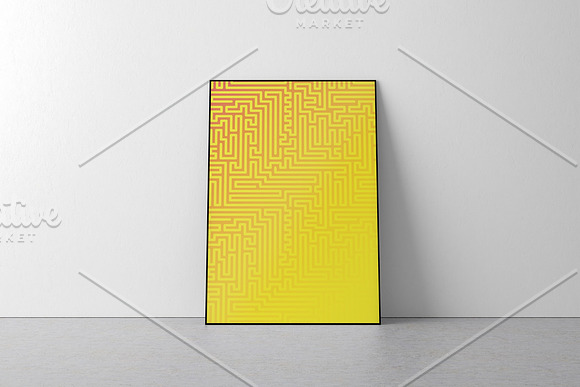 Colorful gradient digital posters in Brochure Templates - product preview 1