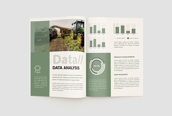Agriculture Company Profile in Brochure Templates - product preview 7