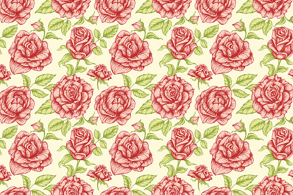 Floral seamless patterns in Patterns - product preview 1