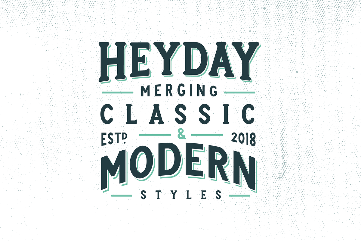 Heyday Font Family in Serif Fonts - product preview 8