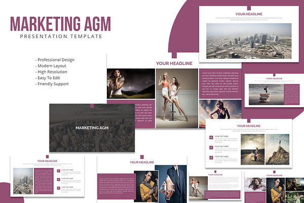 Marketing AGM Powerpoint Template