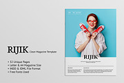 Rijik - Clean Magazine Template