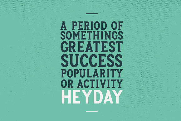 Heyday Font Family in Serif Fonts - product preview 6