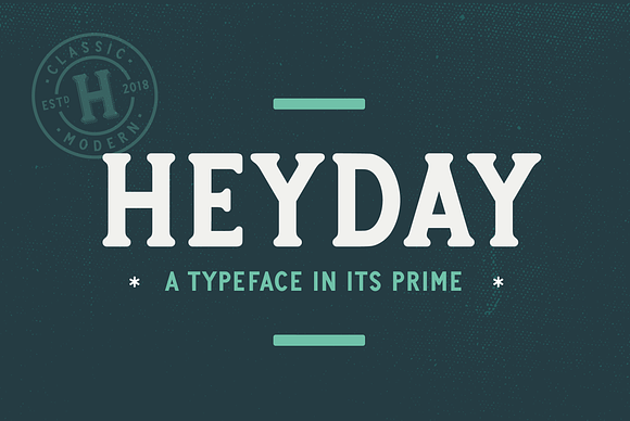 Heyday Font Family in Serif Fonts - product preview 7
