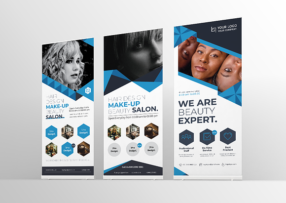 Roll-Up Banner Bundle in Flyer Templates - product preview 1