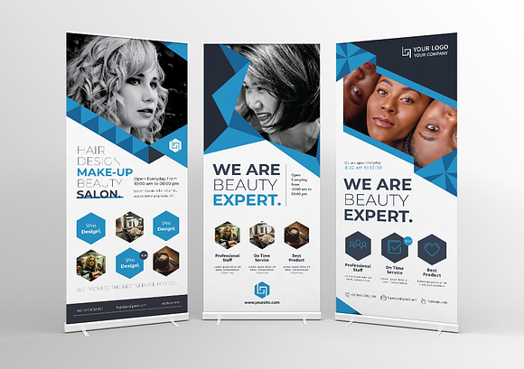 Roll-Up Banner Bundle in Flyer Templates - product preview 2