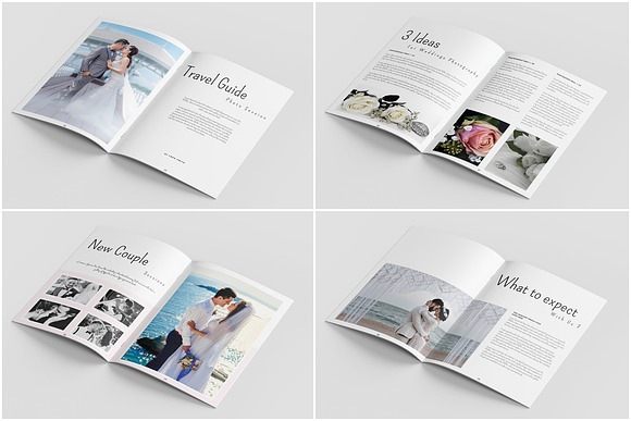 Wedding Magazine Template in Magazine Templates - product preview 4