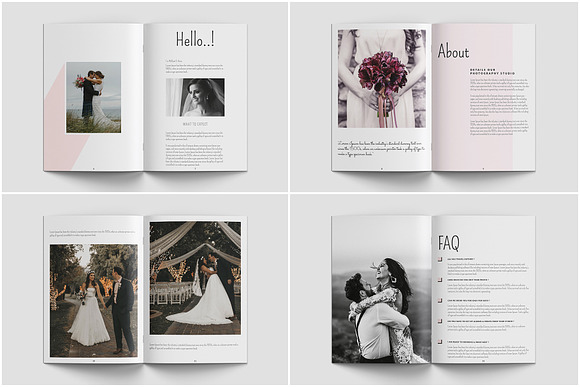 Wedding Magazine Template in Magazine Templates - product preview 6