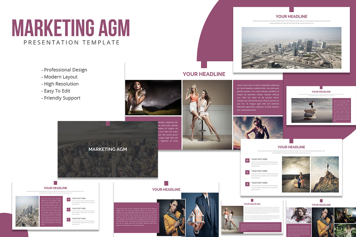 Marketing AGM Keynote Template in Keynote Templates - product preview 8