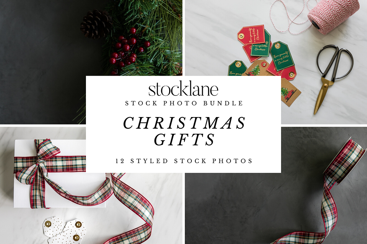 Christmas Gifts Stock Photo Bundle in Branding Mockups - product preview 8
