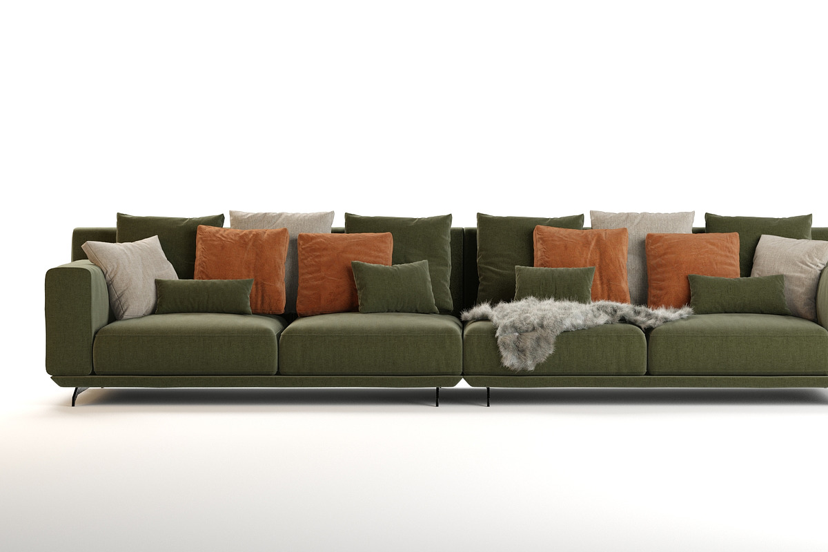 Ditre Italia Dalton sofa 352x106 in Furniture - product preview 8