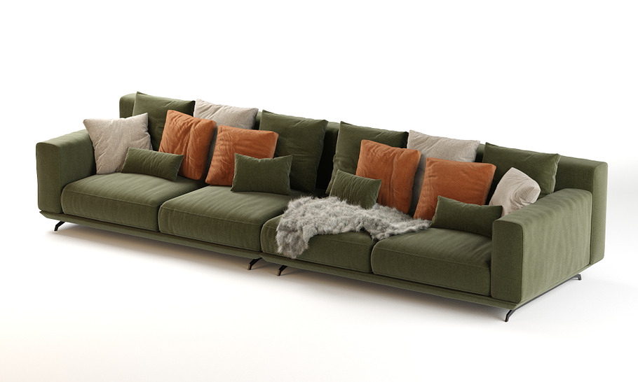 Ditre Italia Dalton sofa 352x106 in Furniture - product preview 2