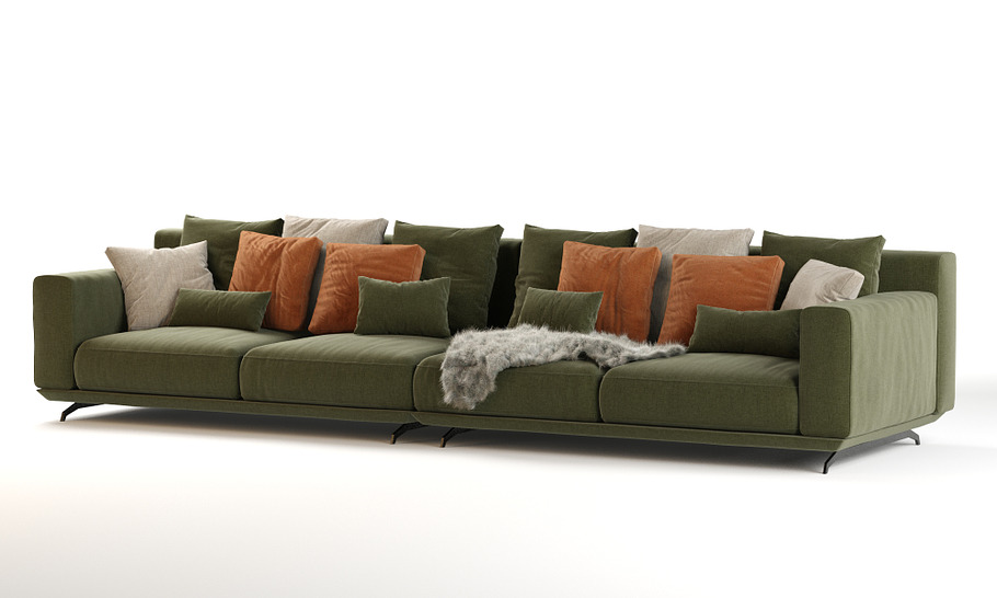 Ditre Italia Dalton sofa 352x106 in Furniture - product preview 4