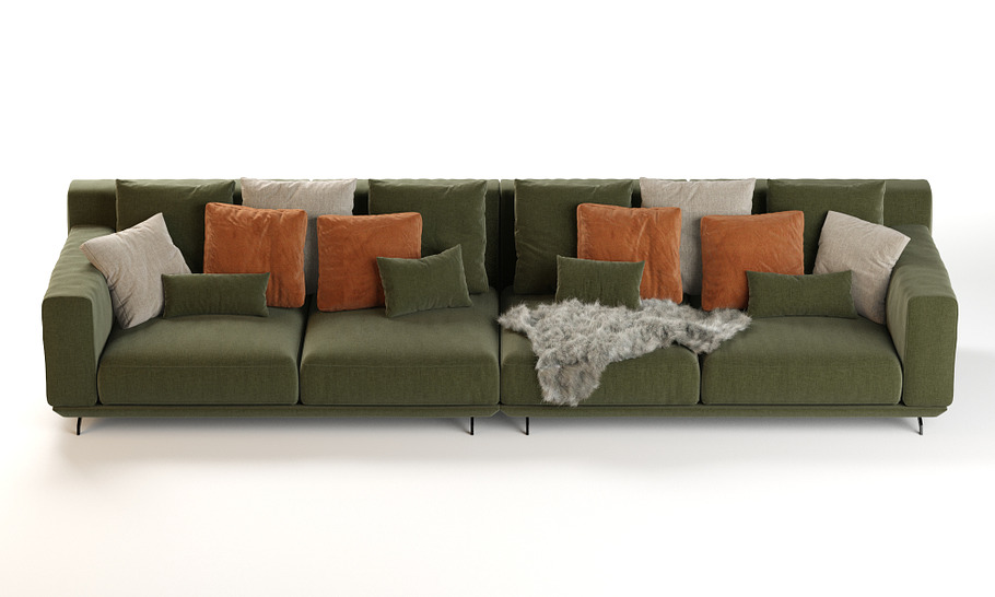Ditre Italia Dalton sofa 352x106 in Furniture - product preview 5