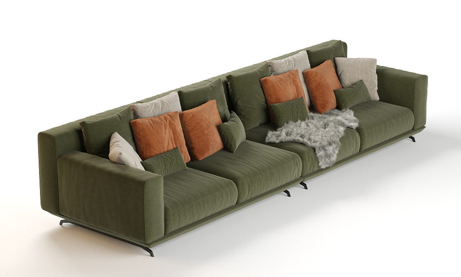 Ditre Italia Dalton sofa 352x106 in Furniture - product preview 6