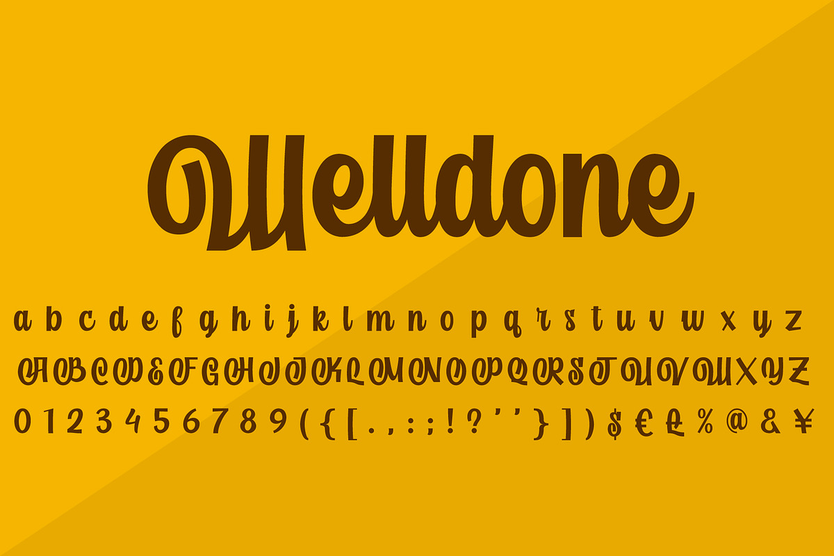 Welldone Unique Font in Display Fonts - product preview 7