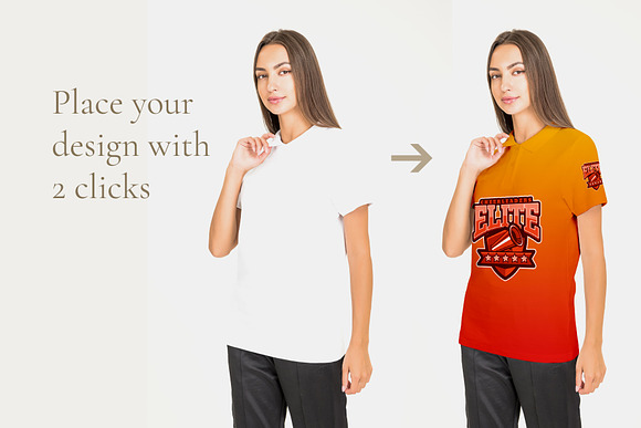 70% OFF Sale Female T-Shirt Mockups in Product Mockups - product preview 14