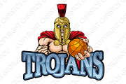 Trojan Spartan Basketball Sports
