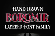 Boromir - 11 layered fonts