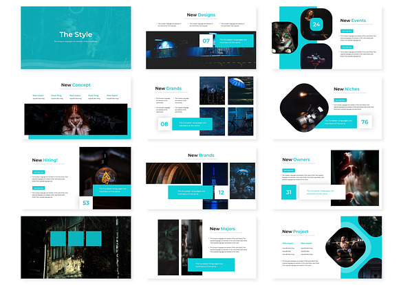 The Style - Powerpoint Template in PowerPoint Templates - product preview 1