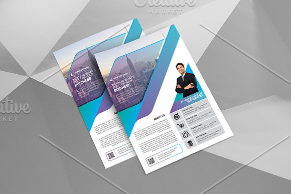 Clean Business Flyer V1123 in Flyer Templates - product preview 1