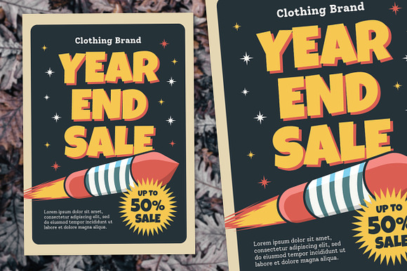 Year End Sale Instagram & Flyer in Instagram Templates - product preview 1