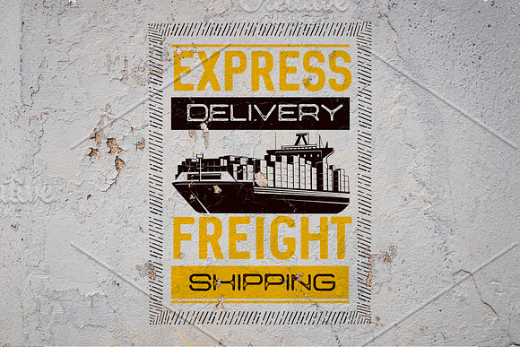 Express and Worldwide shipping in Flyer Templates - product preview 2