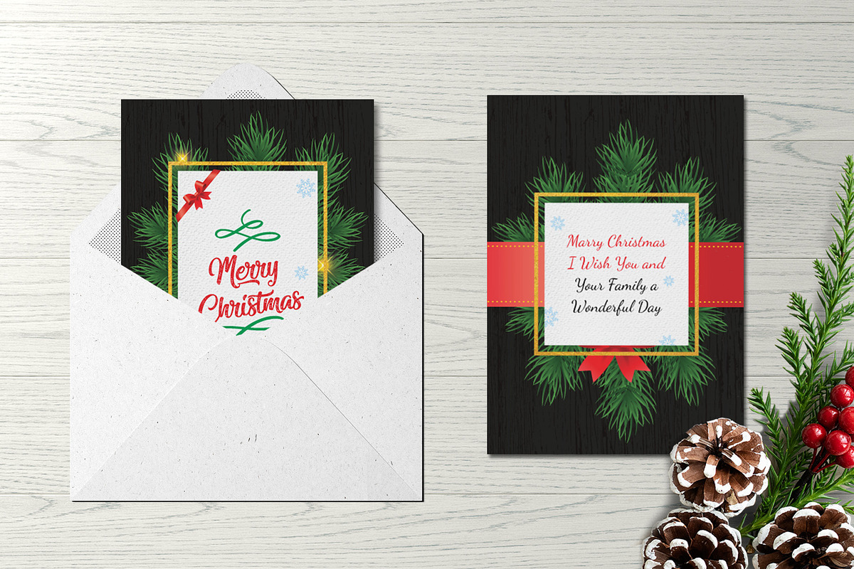 Christmas Greeting Card in Invitation Templates - product preview 8