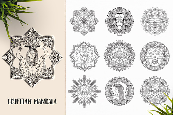 530 Vector Mandala Ornaments Bundle in Illustrations - product preview 11