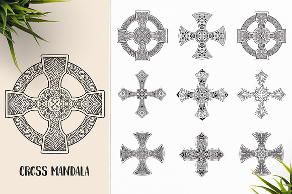 530 Vector Mandala Ornaments Bundle in Illustrations - product preview 21