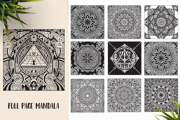 530 Vector Mandala Ornaments Bundle in Illustrations - product preview 31