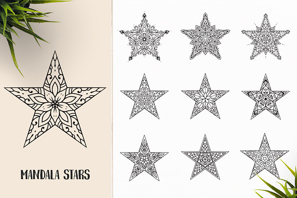 530 Vector Mandala Ornaments Bundle in Illustrations - product preview 38