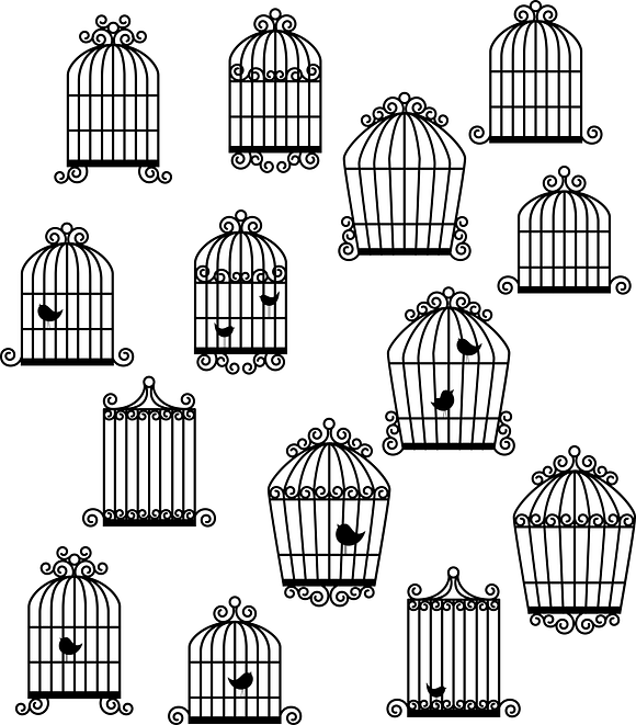 Birdcages Photoshop Brushes in Photoshop Brushes - product preview 2