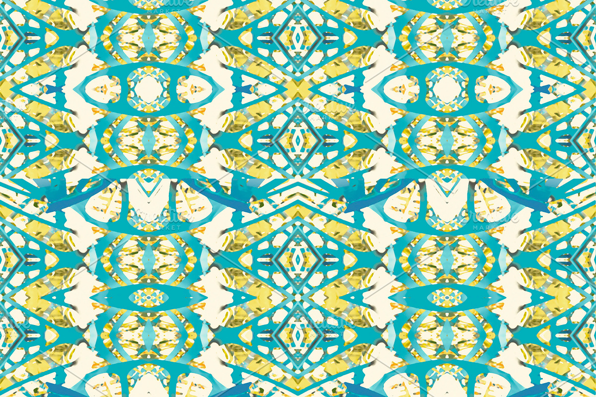 Multicolored Vivid Geometric Ornate in Patterns - product preview 8