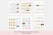 Bows Printable Planner Stickers
