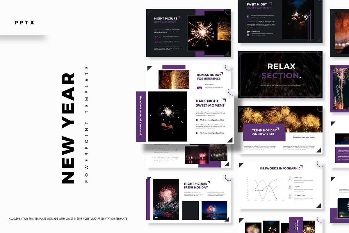 New Year - Powerpoint Template in PowerPoint Templates - product preview 8