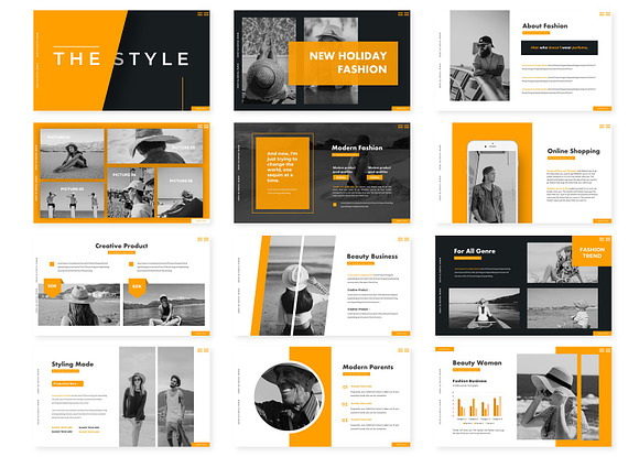 The Style - Powerpoint Template in PowerPoint Templates - product preview 1