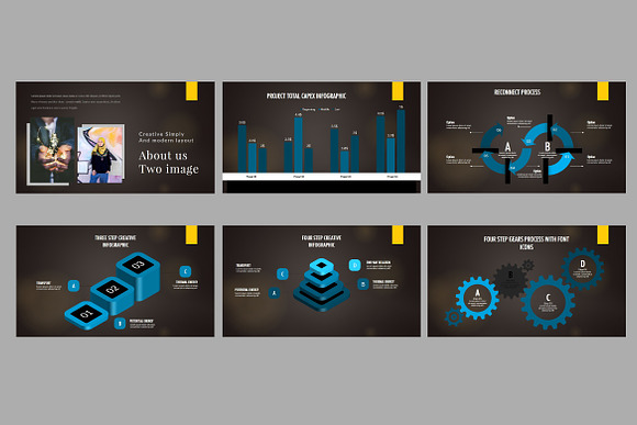 Elevato Dark - Business Powerpoint in PowerPoint Templates - product preview 6