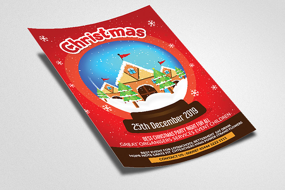 Christmas Event Flyer Template in Flyer Templates - product preview 1
