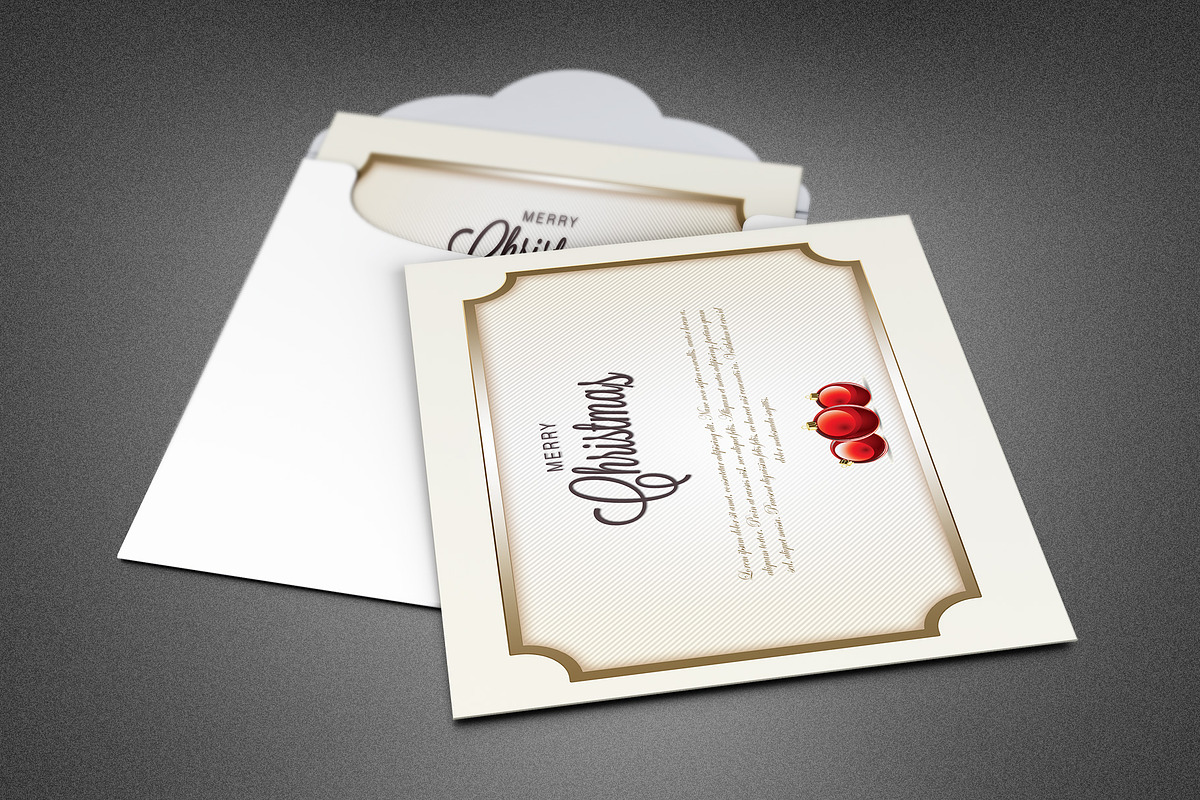 Classic Christmas Greeting Card in Invitation Templates - product preview 8