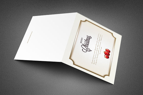 Classic Christmas Greeting Card in Invitation Templates - product preview 2